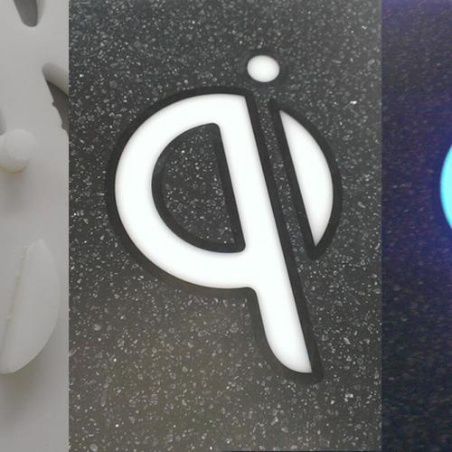 Incrustation de pièces en Corian translucide